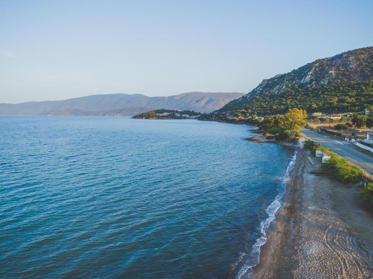 Lemoni Luxury Residence In Front Of The Sea Kechries Exterior foto
