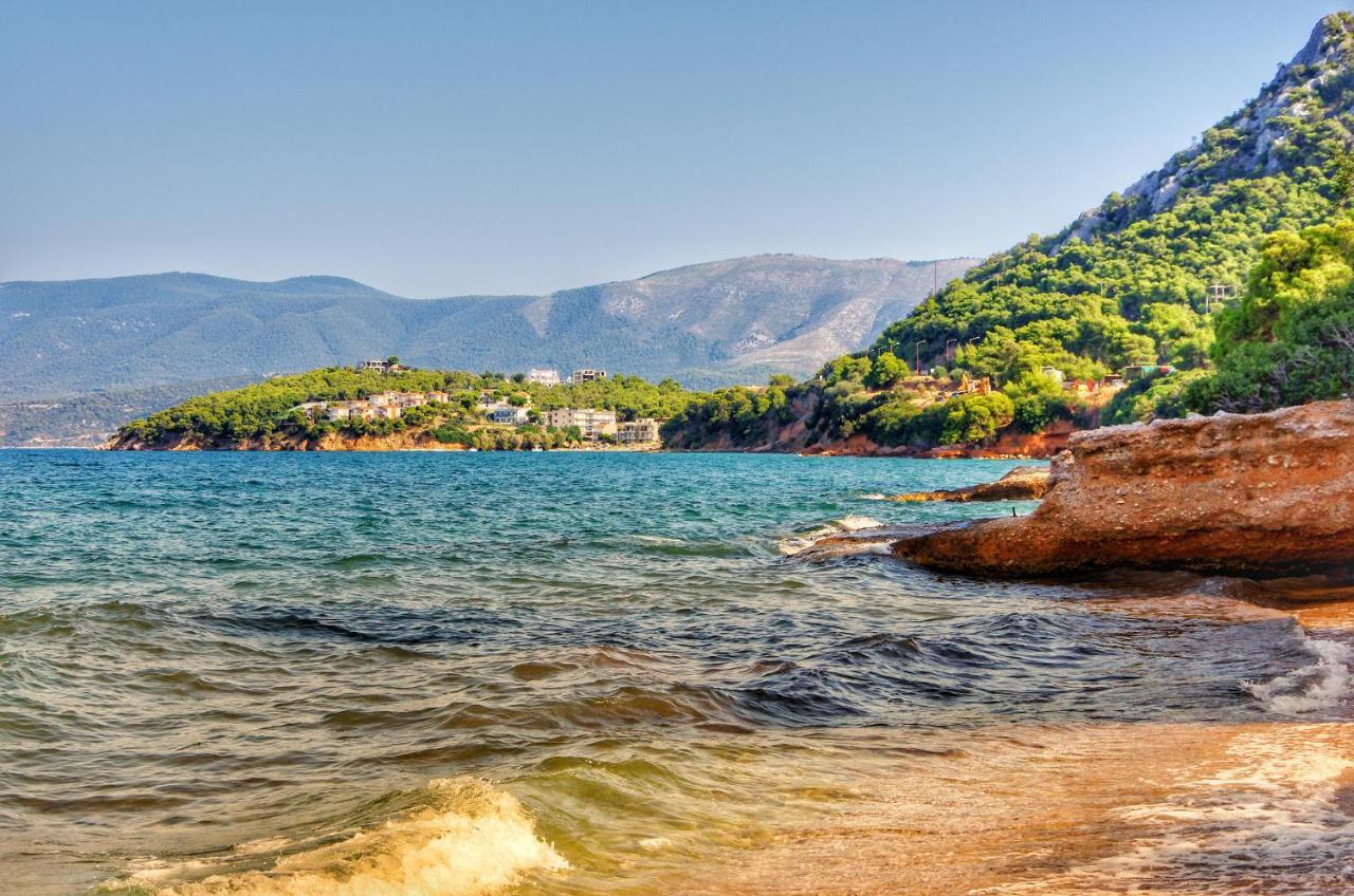 Lemoni Luxury Residence In Front Of The Sea Kechries Exterior foto